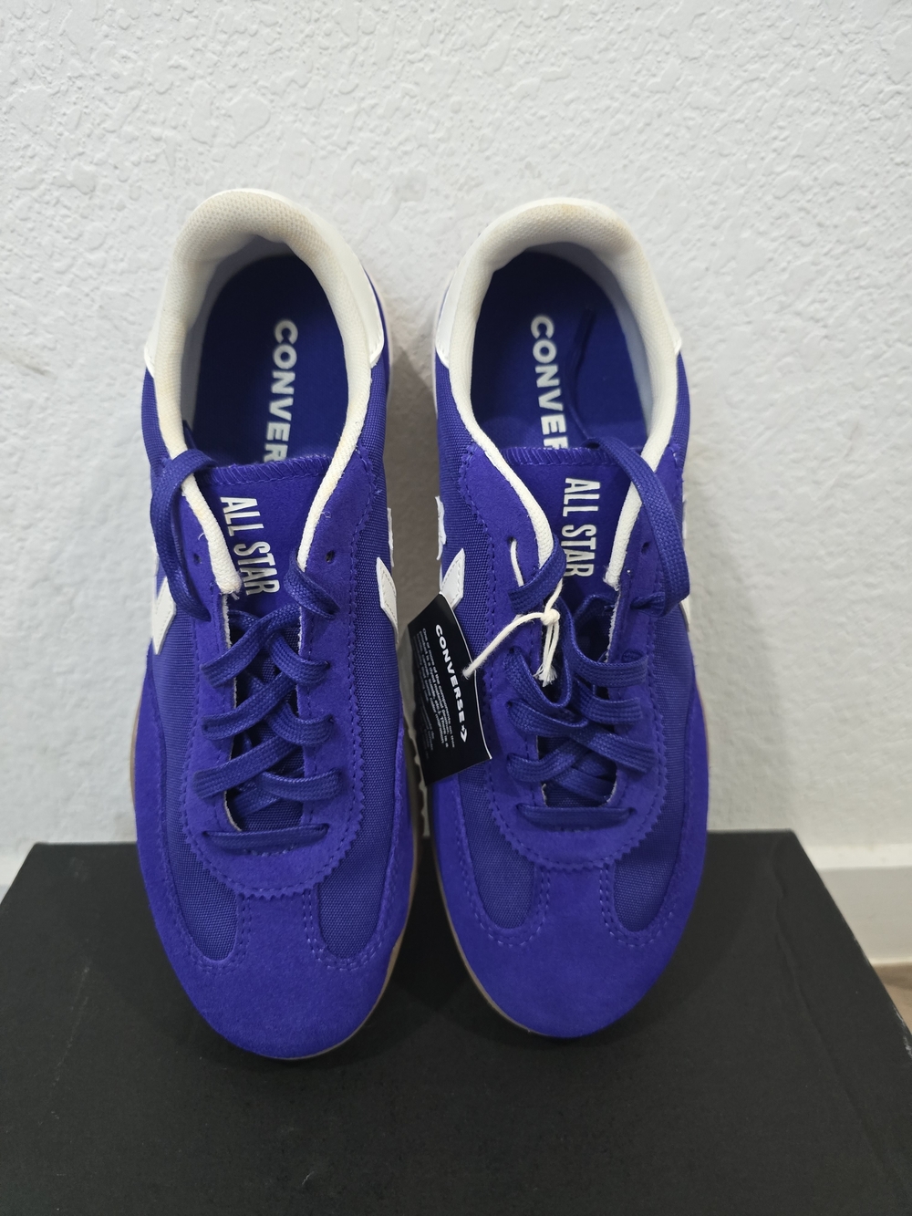 Converse Purple Suede Low-Top Sneakers with Gum Sole - Picture 4 of 9